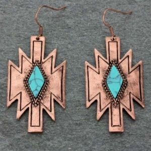 Western Aztec Earrings
